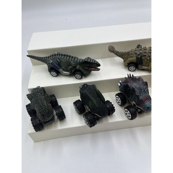 Lot 8 Dinosaur Shaped Toy Car Pull And Go Kid Gift Dino Toy Children Unbranded - Picture 8 of 9